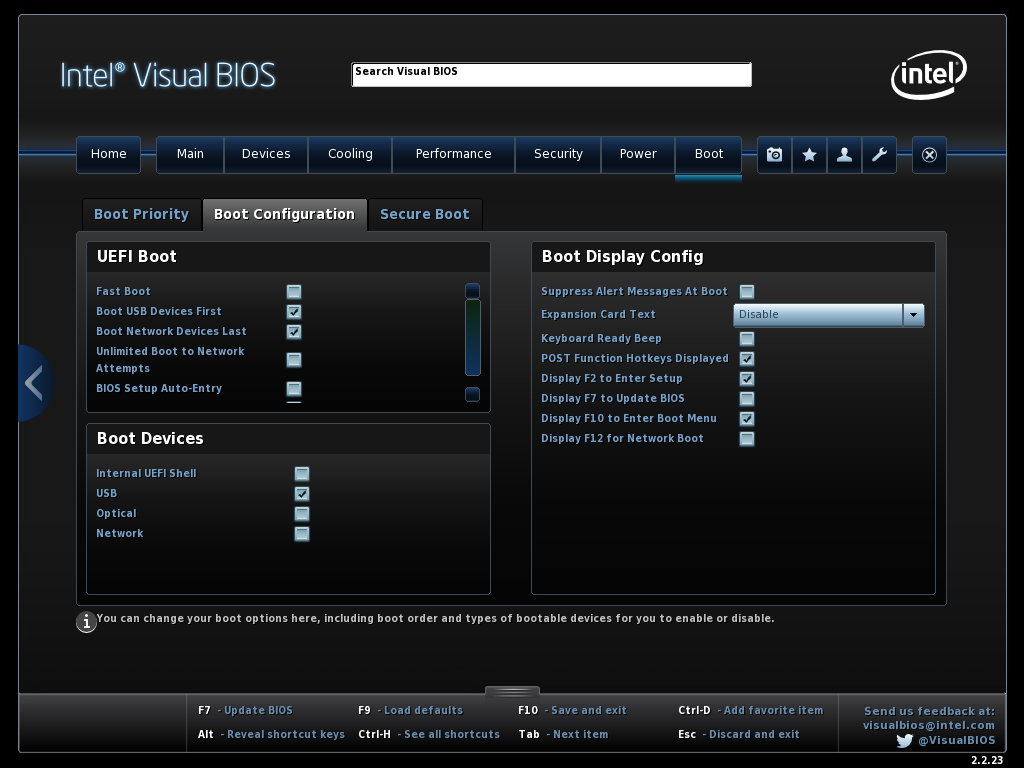 Boot-Configuration